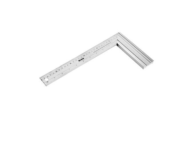 Squadra falegname in alluminio da 30  cm