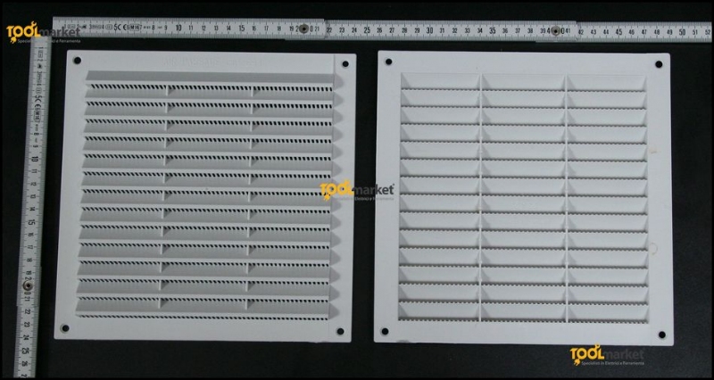 Griglia di aerazione ABS 23x23 mm