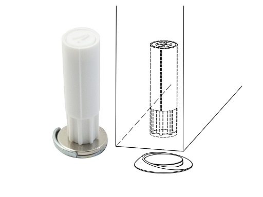 Fermaporta magnetico stoppino mod. 1 VERUM Ghidini 