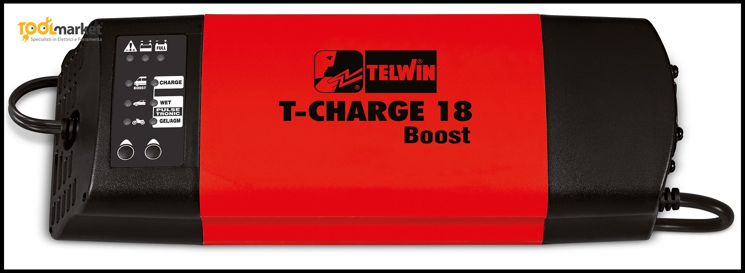 Caricabatterie T-Charge18Boost per batterie gel