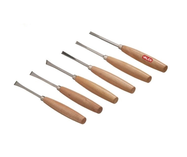 Sgorbie per legno 6 pezzi Valex