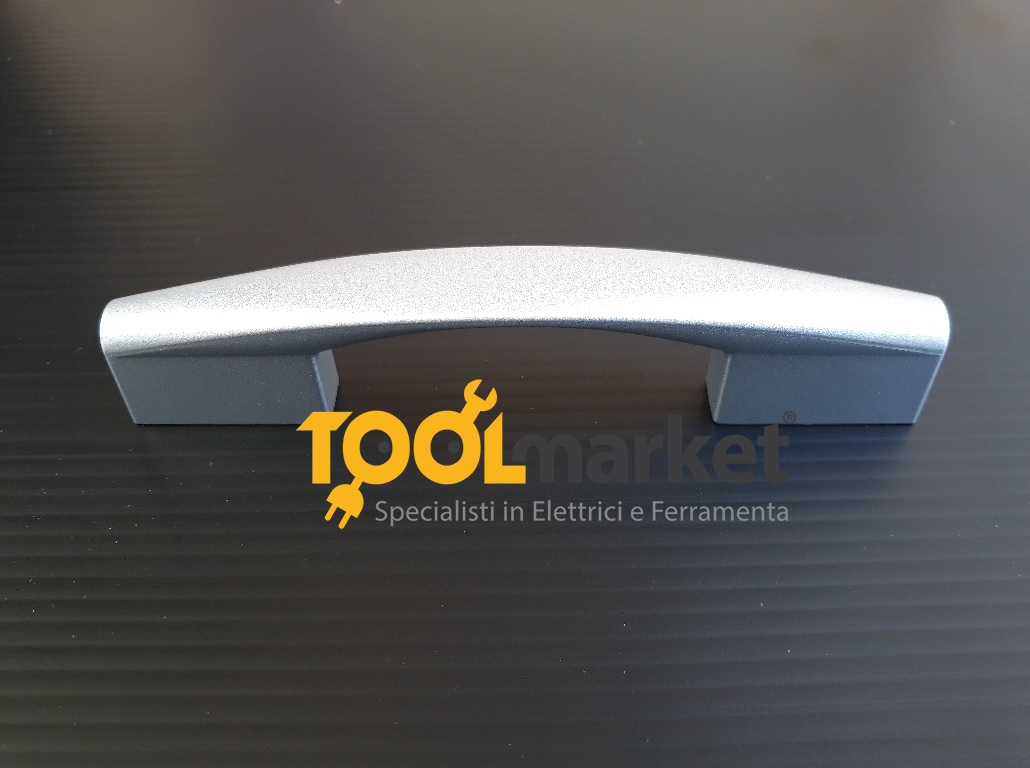 Maniglia per mobile in plastica 300 argento da 64 mm e da 96 mm