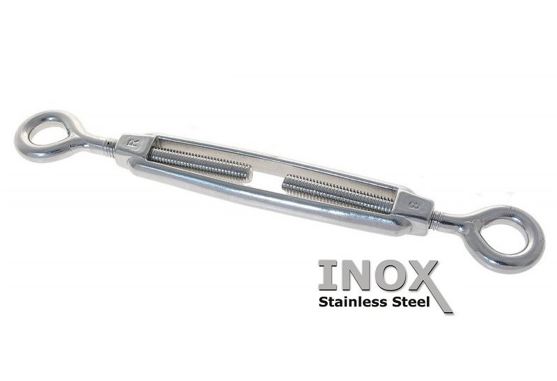 Tenditori a due occhi INOX