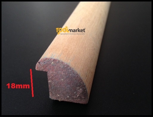 Fermavetro legno sagoma L18 baia