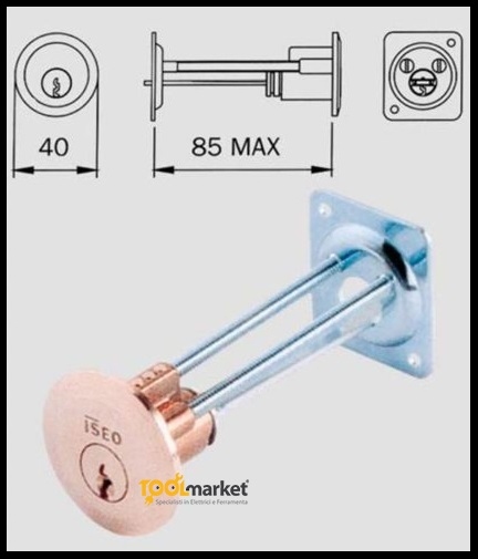 Cilindro Iseo per serrature a legno