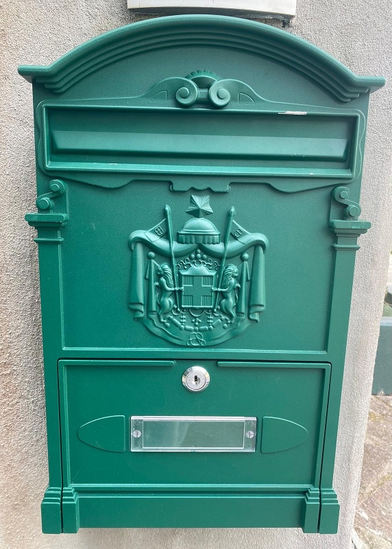 Cassetta postale Verde Chiaro in Alluminio Residencia Arregui  