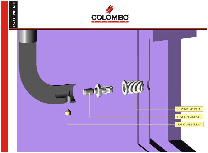Kit NPU per fissaggio non passante