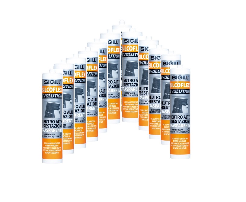 Sigillante neutro  trasparente 591 Sigillflex evolution da 280ml