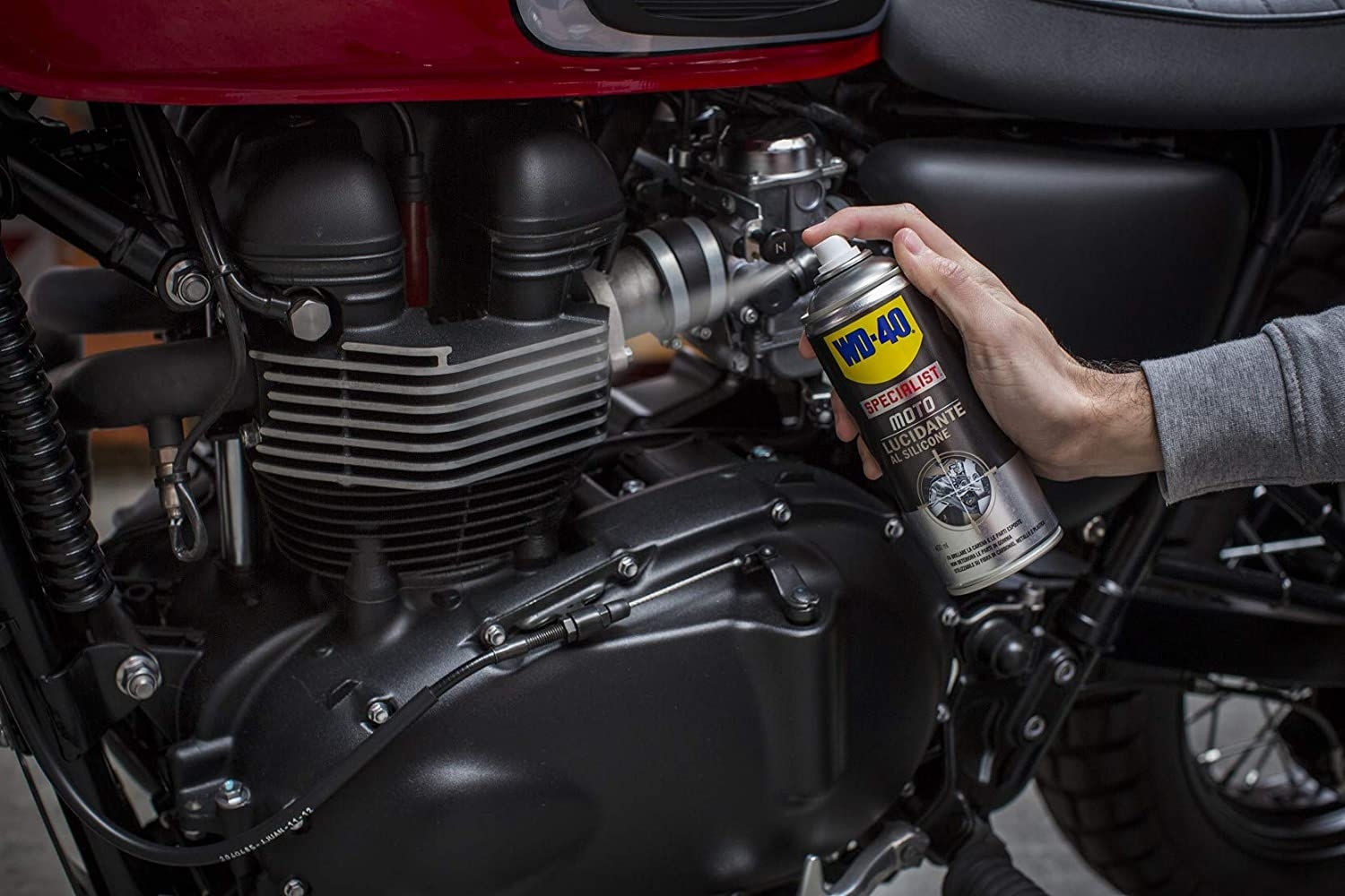 Lucidante al silicone per moto specialist - WD40