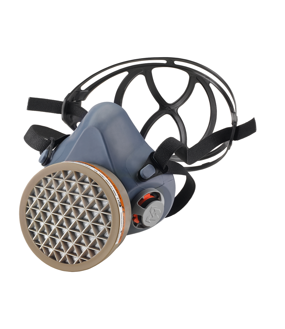 Semimaschera in gomma (TPE) ipoallergenica   93 A1-NERI