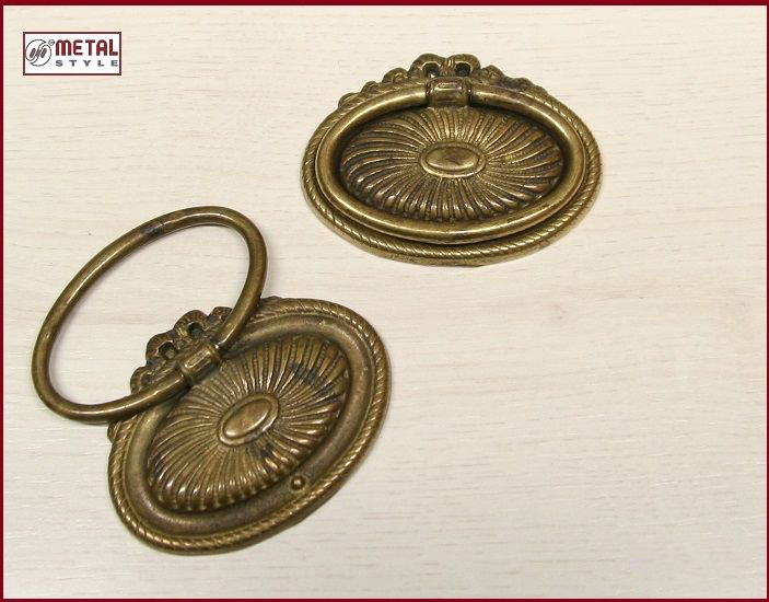 Maniglia per mobile anticata 062210710003 anello