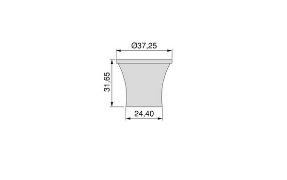 Chiave ( POMELLO )per serratura con magnete a scomparsa  Revalock Emuca 8930815