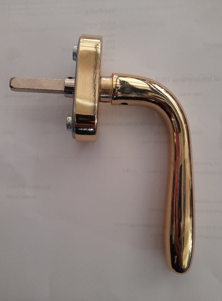 maniglia DK Amalfi ottone lucido
