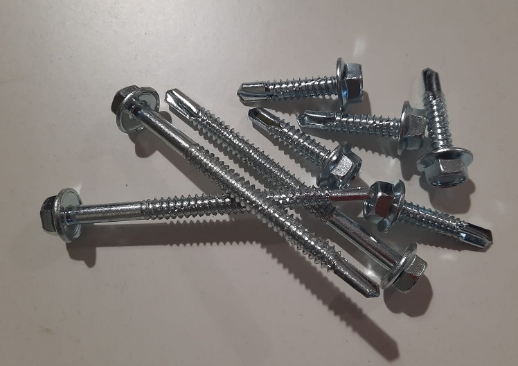 vite autoperforante zincata testa esagonale 6.3