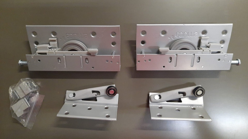 Emuca set per ante armadi  INTERNA sovrapposte SPACE +