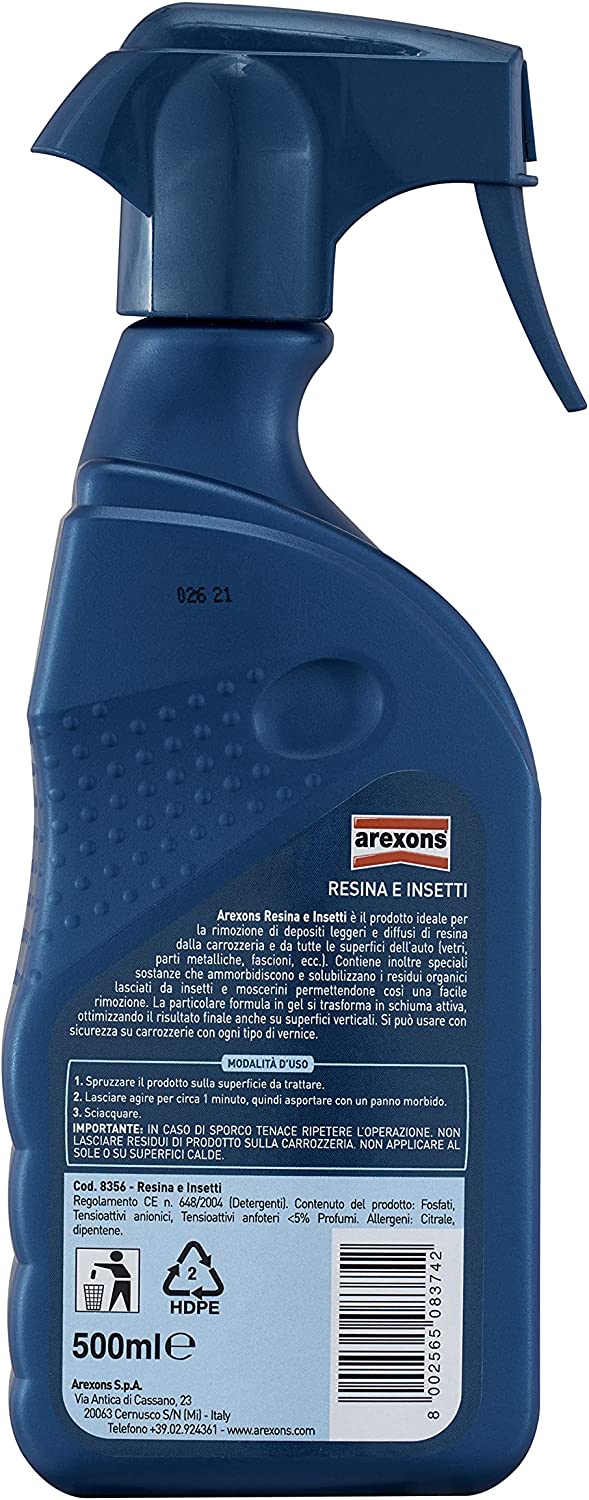 Arexons rimuovi resina e insetti 500ml