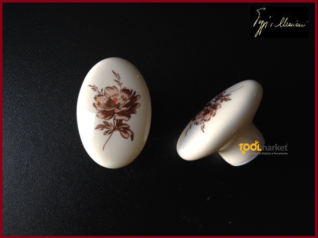 Pomolo porcellana bavaria Poggi&Mariani Pomolo porcellana bavaria Poggi&Mariani