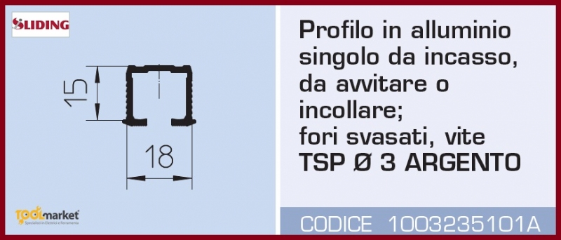Set scorrevole Colibrì