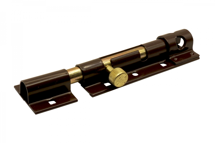 Catenaccio trasversale bronzato  mm 200 portalucchetto art 22/B