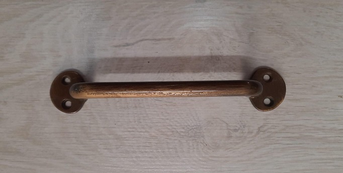 Maniglia a ponte da 160 mm in ottone bronzato Ghidini