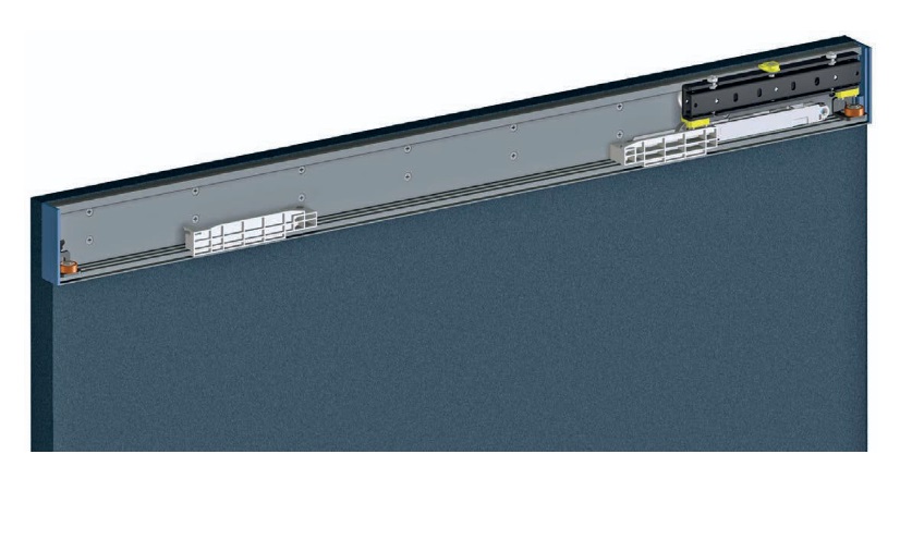 Kit per porte scorrevole esterno muro da 120 cm con fermo ammortizzato AIRONE Sliding kg 80 