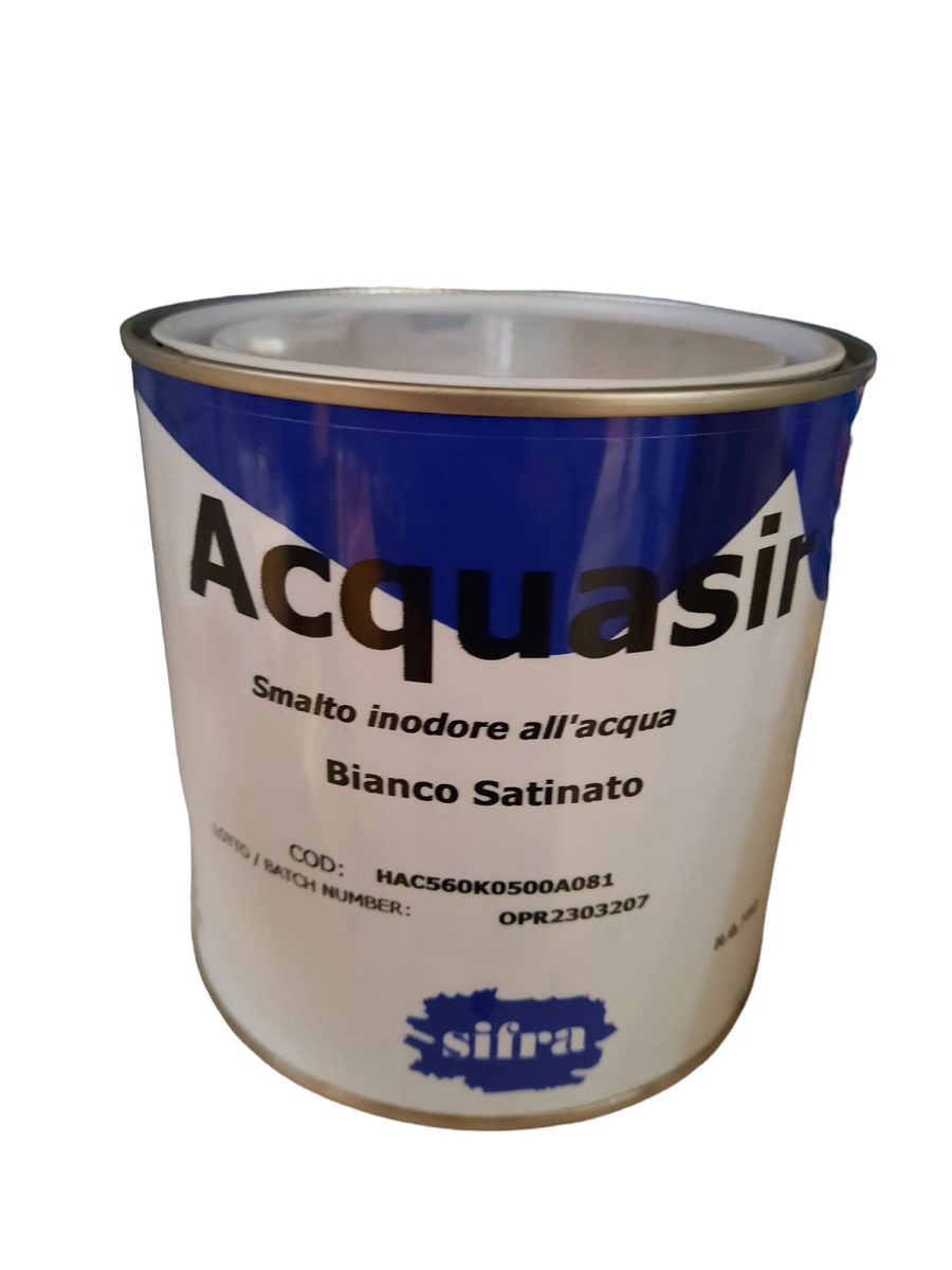 Smalto all’acqua  Acquasir Bianco opaco da ml 750