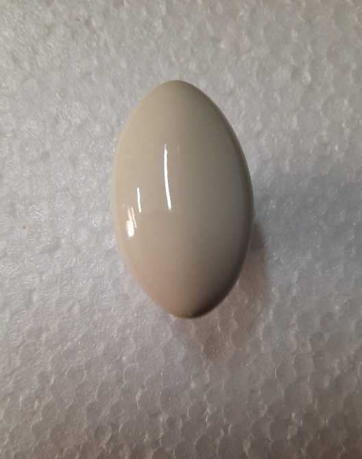 Pomolo porcellana ovale da 43 mm per mobili  