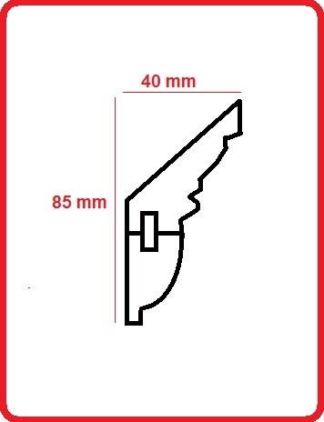 Cornice intagliata m5002md94