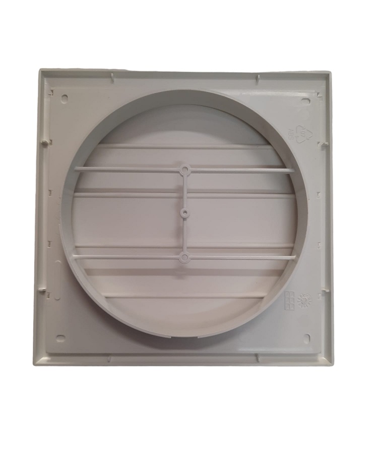 Griglia di aerazione a lamelle mobili gravita' 20 x 20 ABS 
