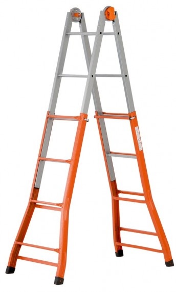 Scala telescopica estensibile in acciaio Gierre A0040-50-80