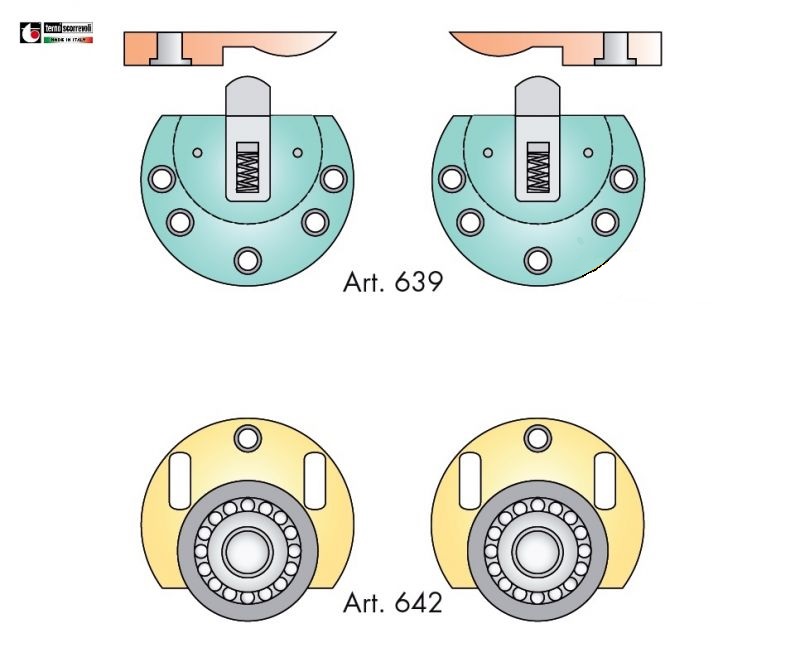 Kit per ante scorrevoli 639-643