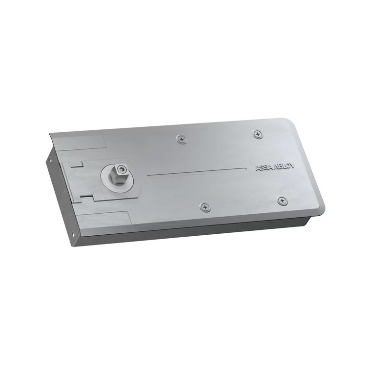 Piastra di chiusura inox satinato  per Chiudiporta pavimento DC450