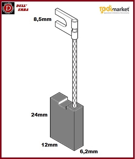 Spazzola per elettroutensili 1840