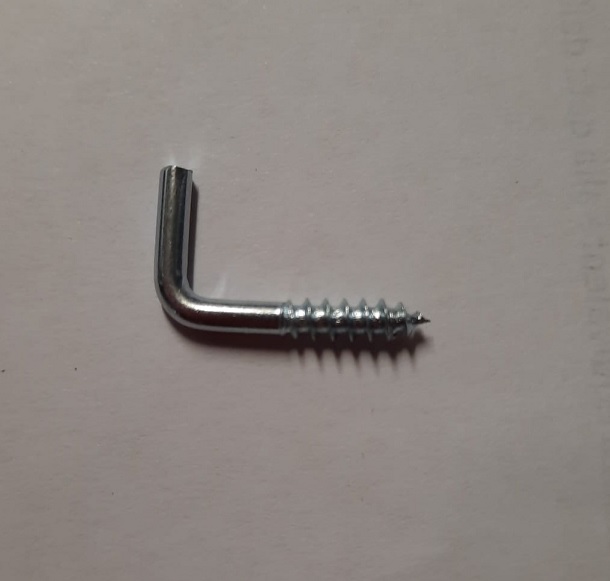 Gancio rampino con vite zincato Ø 3 mm conf da 10 Pz