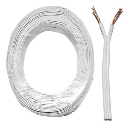 cavo piattina bianca 2 x 0.50  
