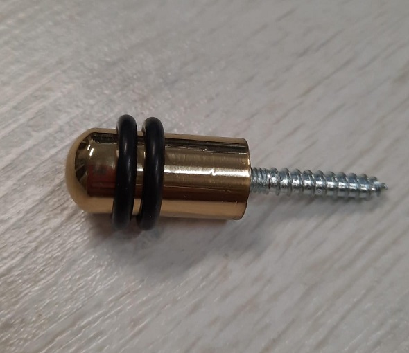 Reggipiano con gommini ottone lucido 345 elab