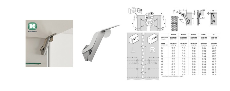 Kit guida ribalta FREE SPACE 