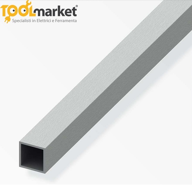 Profilo alluminio quadro Anodizzato argento da MT 2