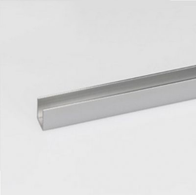 Profilo alluminio lucido a U da MT 2