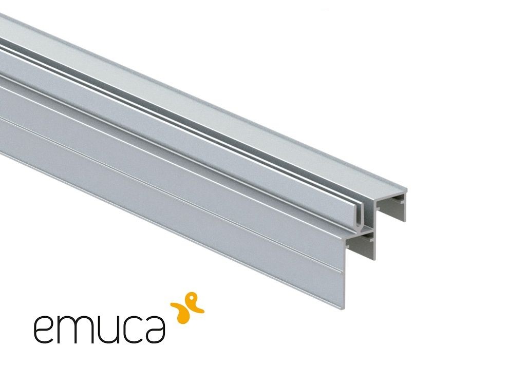 Emuca Kit per armadi 2 ante sovrapposte 23 mm SPACE + spessore anta