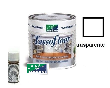Smalto all'acqua per pavimenti 750 ml tassofloor TASSANI