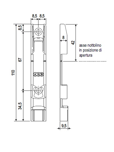 Incontro ribalta A514000501  ARTECH 