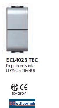 Doppio pulsante LIFE ECL4023TEC