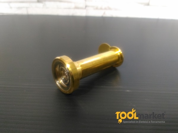 15031-ottone-lucido-spioncino Spioncino panoramico 4 lenti in ottone lucido 60/100mm - Ø16mm