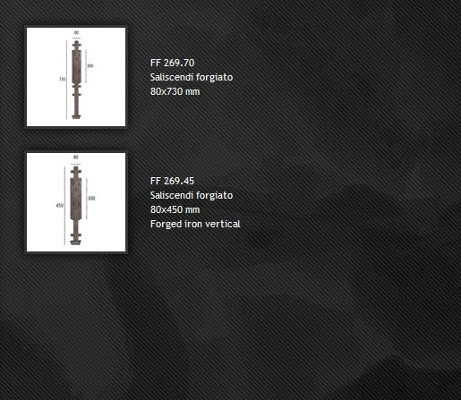 Catenacci FF269 da cm73 ferro forgiato