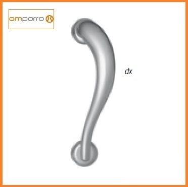 Maniglione 713 da 25cm cromo satinato