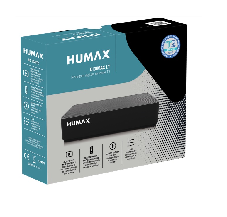 Decoder digitale terrestre Digimax LT HD2020t2