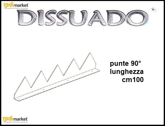 Dissuasore antiscavalcamento confezione 10mt