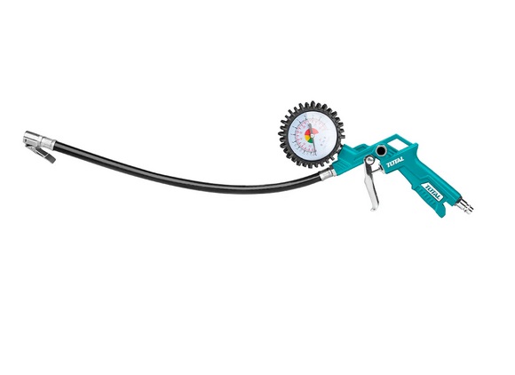 Pistola gonfiaggio gomme con manometro 4501800001 TOTAL