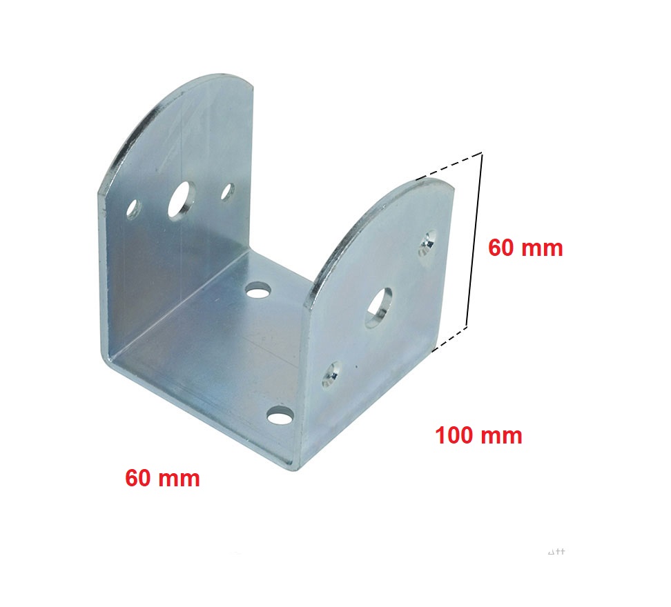 Staffa per travi a U 60x60x85 art 8/1620